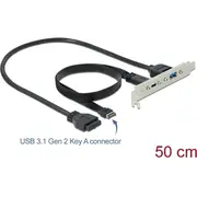 Delock Usb 3.1 Slotblech mit 1X Usb-C und Usb-A Port  89934 4043619899340 84733080