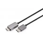 Digitus Displayport Adapterkabel Dp-Hdmia St/St 8K 1,8M sch  Db-340305-018-S 4016032484196 84718000