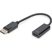 Digitus Displayport Adapter/Konverter, Dp-Hdmi Typ A St/Bu, 0.15M  Db-340400-001-S 4016032292296
