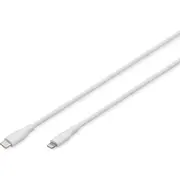 Digitus Usb 2.0 Kabel Typ C-Lightning Silikon 2M  weiß Ak-600110-020-W 4016032495994 85299030