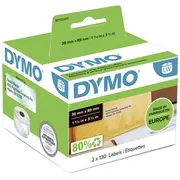 Dymo Lielas adreses etiķetes 89X36Mm White 2093093 12 ruļļi  3026980930936