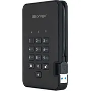 Ārējais cietais disks Hdd iStorage diskAshur2 1Tb Black Is-Da2-256-1000-B  5060220251236
