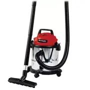 Einhell Tc-Vc 1812/1 S, mitrās un sausās putekļu sūcējs Red/Steel  2342500 4006825678970