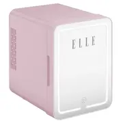 Elle 4L mini ledusskapis ar Led kosmētikas spoguli, purple  Esdafx04Pueu 4895091318617 Agdel4Lot0002