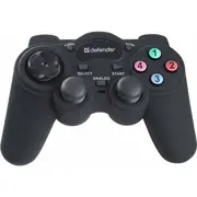 Vadu spēļu kontrolieris Defender Game Racer, turbo režīms, vibrācijas efekts, Usb/Ps2/Ps3  64251 4714033642514 20864433649