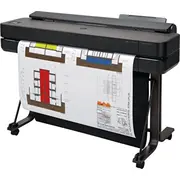 Hp Designjet T650 36 collu Lfp krāsu tintes printeris A0 Ansi D ruļļa 91.4Cmx45.7 m 2400X1200Dpi 0.45 min/lapa Usb Lan Wi-Fi  5Hb10DB19 198701027911