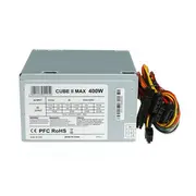 Maitinimo blokas iBox Cube Ii 400W Atx, Sidabrinis  Zic2400W12Cmfa 5901443051954 Zasiboobu0027