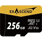 Atmiņas karte Exascend Catalyst Microsdxc 256 Gb Uhs-I/U3 A2 V30 Ex256Gusdu1-Ad  6972904954588