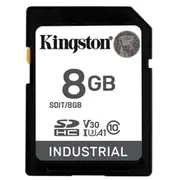 Sd Card  8Gb Kingston Sdhc Industrial -40C to 85C retail Sdit/8Gb 0740617335484 85235110