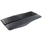 Klaviatūra Cherry Kc 4500 Ergo Usb Qwertz Šveices Black  Jk-4500Ch-2 4025112093968