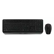 Klaviatūra un pele Cherry Jd-7000Fr-2 klaviatūra ar pievienotu Rf bezvadu peli Black  4025112091988