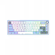 Klaviatūra Aqirys mehāniskā 65/68 taustiņu Dual režīms bezvaduBluetoothvadu Talitha white  Aqi-Ga-Kb-14 5949161383131
