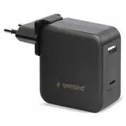 Lādētājs Gembird  Universal 60W Usb Type-C Pd Laptop charger Npa-Pd60-01