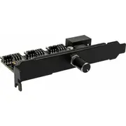 Lamptron Cfp30 ventilatora un Rgb Led kontrolieris Pci slotam - black  Luls-302 6900628403082 Lamp-Cfp30B