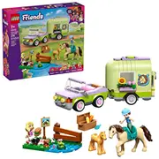 Lego 42695 Friends Pferd und Fohlen mit Pferdeanhänger  5702018033265