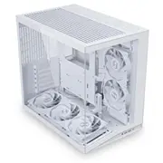 Lian Li O11 Dynamic Mini V2 Flow Pc-Gehäuse, Mini-Gehäuse, Atx, Tempered Glass - inklusive 5X 120-Mm-Lüfter, weiß  Geli-980 4718466019868 O11Dmiv2Fw