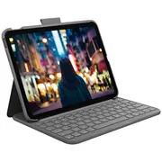 Logitech Slim Folio pelēka Bluetooth Qwertz Šveices tastatūra  920-011424 5099206107434