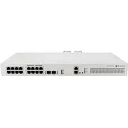 Mikrotik Cloud Router Switch 418-8P-8G-2SRm with Routeros L5, racmount case  Crs418-8P-8G-2SRm 4752224008817
