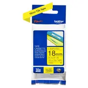 Biroja izejmateriāls Brother  Tz641 18 Black On Yellow Tze641 4977766686716