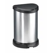Pedāļspainis metalizēts Deco Bin 15L sudraba  0802120582 3253922120005