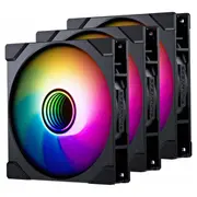 Phanteks M25 Gen2 Pwm D-Rgb ventilatoru komplekts 3 gab. - apgriezts lāpstiņu dizains, 140Mm, Black  Luph-113 0886523003649 Ph-F140M25RG2Dbk013P
