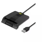 Qoltec 50634 Smart Id Karte lasītājs  5901878506340