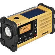 Radio Sangean Mmr-88 Usb-C Yellow avārijas/ratiņu/saules radio  A500558 4711317998657