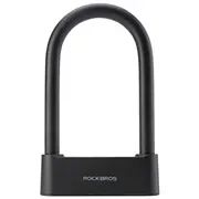 Rockbros Slēdzene velosipēdam 32210818001 Smart ar pirkstu nospiedumu lasītāju un Bluetooth savienojumu - Black  5907769386756