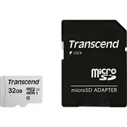 Sd microSD Card  32Gb Transcend Sdhc Usd300S-A w/Adapter Ts32Gusd300S-A 0760557842071 85235110
