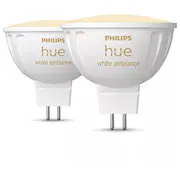 Signify Philips Hue White Amb. Mr16 Led lampa dubultā iepakojumā 2X400Lm  929003575202 8719514491588
