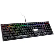 Spēļu tastatūra Ducky One 2 Backlit Pbt ar Mx-Black taustiņiem, Rgb Led - black Us  Dkon1808St-Auspdazt1 4713319663335
