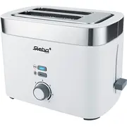 Steba Toasteris To 10 Bianco White/Nerūsējošais tērauds, 930 W, 2 šķēles maizes  049100 4011833001184