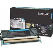 Toner Lexmark C746A1Cg Cyan Oriģināls  0734646319751