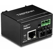 Optiskās šķiedras pārveidotājs Trendnet 100Base-Fx Sm. Sc, 30Km, Ip 30 Ti-F10S30  0710931160468