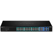Trendnet Switch 28 Port Gbit Managed Poe 370W Websmart 19  Tpe-5028Ws 0710931161182 85176200