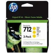 Hp 712  3X Gelb Tintenpatrone 3Ed79A 0193905352883 84439990
