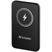 Verbatim Charge N Go 15W 5000Mah Wireless Magnetic Black  32240 023942322405 Ak-Mob-Ver-009