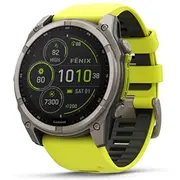 Viedpulkstenis Garmin Smartwatch Fenix 8 Sapp. Solar/Yellow 51 mm  010-02907-21 753759339425