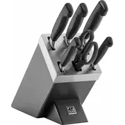Zwilling Zestaw 5 noży w bloku samoostrzącym Four Star - szary  35148-507-0 4009839531224