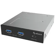 Akasa Ak-Icr-36 Usb 3.2 Gen 2 Typ C Panel - Black  Zucr-105 4710679552484
