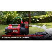 Einhell Power X-Change Akku-Gartenpumpe Aquinna 18/30 F Led Automatic, 18Volt Rot/Black, ohne Akku und Ladegerät  4180460 4006825681512