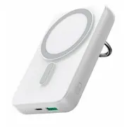 Ārējais akumulators Joyroom power bank 10000Mah Jr-W050 20W Magsafe ar gredzenu un statīvu White  6956116745059