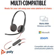 Poly Blackwire C3225 Usb-C/ A Adapter  8X229A6 197498433080