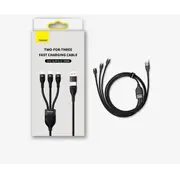 Baseus 3In1 Usb 100W Kabelis 1.2M  Cass030101 6932172608743