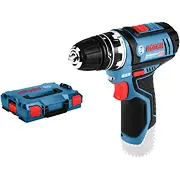 Bosch Powertools Akku-Bohrschrauber Gsr 12V-15 Fc Professional solo, 12Volt Blau/Black, ohne Akku und Ladegerät, in L-Boxx  06019F6002 3165140847704