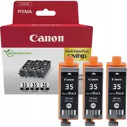 Canon Pgi-35Bk, melna tintes kasete  iepakojumā 3 gabali 351202171 8714574679389