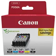 Canon Pgi-580 Cli-581 / 2078C008 Original Druckerpatronen Multipack  8714574679143