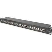 Digitus Patchpanel 1He 24-Port Cat6A geschirmt Black  Dn-91624S-Ea-B 4016032440260 85369010