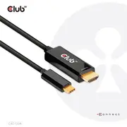 Club3D Hdmi-Kabel A - Usb-C aktiv  4K60Hz 1,8M retail Cac-1334 8719214472054 85444290
