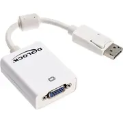 Delock Displayport Adapter Dp - D-Sub15 St/Bu weiß  61766 4043619617661 84718000